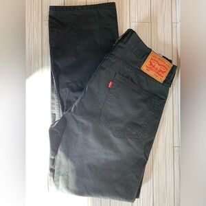 Levi's 505 Men's Dark Gray Straight Jeans